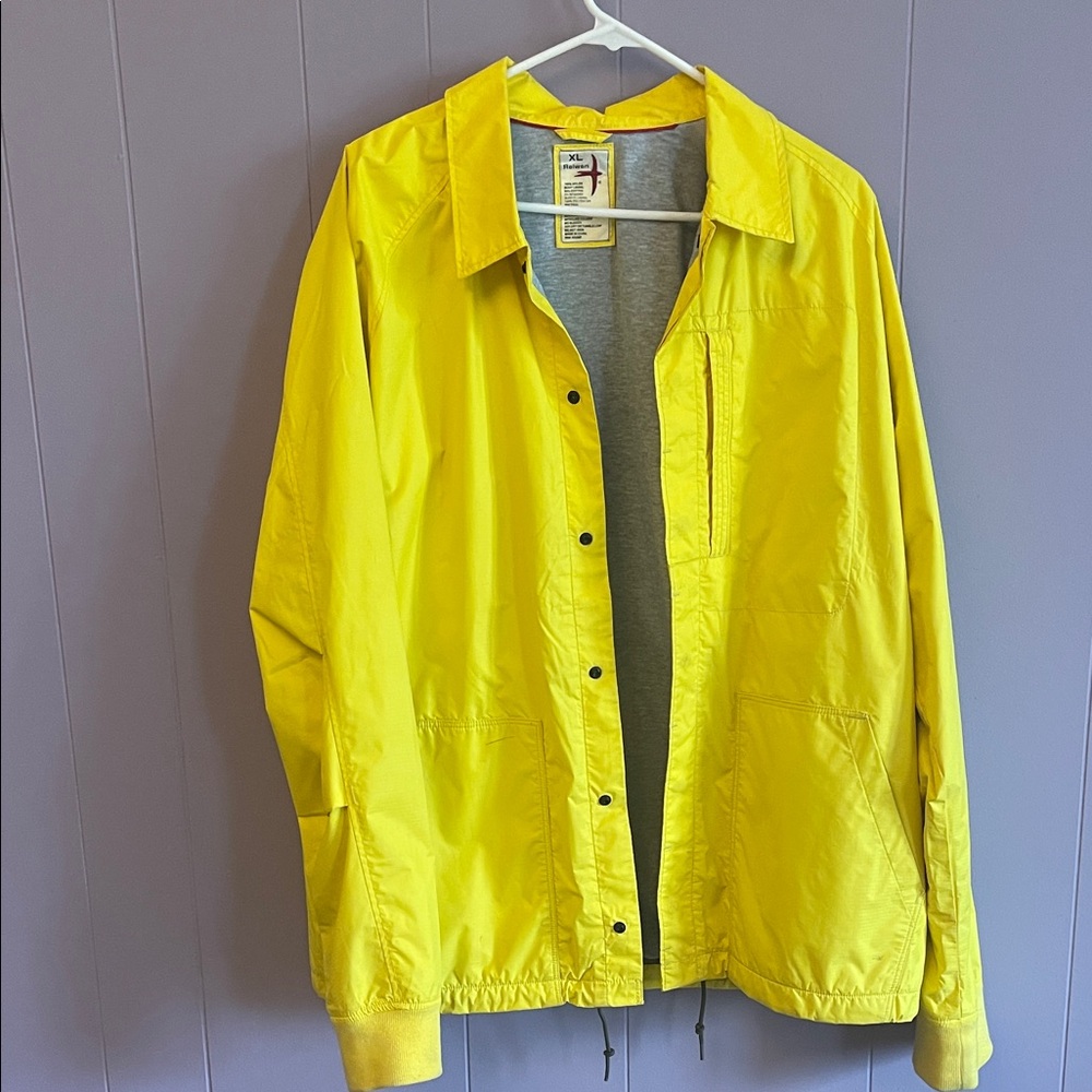 Reywen Yellow Performance Coach Jacket - Unbranded